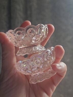 Weishar Glass Mini Candle Stick Holders